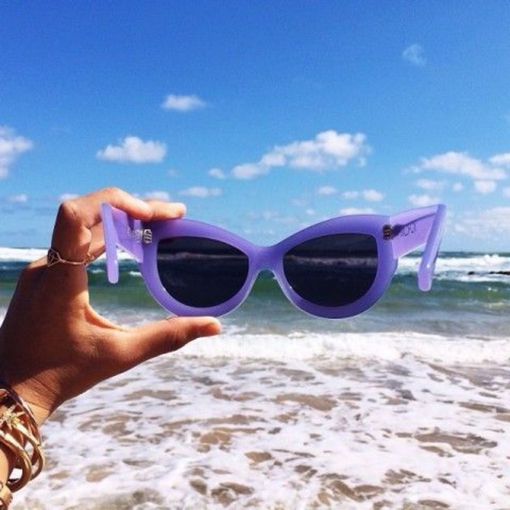 Wildfox Kitten Sunglasses in Lavender